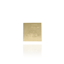 Load image into Gallery viewer, 10K YELLOW GOLD SOLDER SHEET 1 DWT 1-1/2 GRAMS PLATE REPAIR JEWELRY SOLDERING