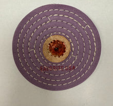 Load image into Gallery viewer, 4" BERRY BUFF WHEEL For Jewelers Bench Grinder Lathe