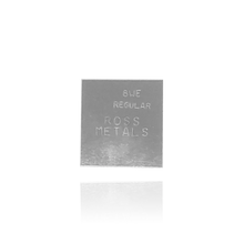 Load image into Gallery viewer, 8K WHITE GOLD SOLDER SHEET 1 DWT 1-1/2 GRAMS PLATE REPAIR JEWELRY SOLDERING