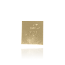 Load image into Gallery viewer, 8K YELLOW GOLD SOLDER SHEET 1 DWT 1-1/2 GRAMS PLATE REPAIR JEWELRY SOLDERING