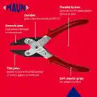 Load image into Gallery viewer, MAUN THIN JAWS PARALLEL PLIER 160 MM 4880-160