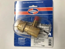 Load image into Gallery viewer, PRESET DISPOSABLE TANK PROPANE REGULATOR ARTORCH LITTLE TORCH BY UNIWELD RP3B