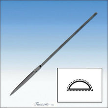 Load image into Gallery viewer, GLARDON VALLORBE swiss escapement file half round 40mm cut # 0-2-4-6-8-10 LE3008