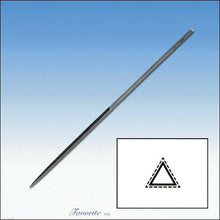 Load image into Gallery viewer, GLARDON-VALLORBE SWISS ESCAPEMENT FILE THREE SQUARE "TRIANGLE" - 40 mm Long-Cuts # 2-4-6-8-10 LE3014 LE3014