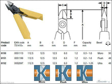 Load image into Gallery viewer, LINDSTROM® 8150 Precision Micro-Bevel Cutter Wire Cutting Plier
