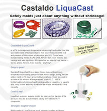 Load image into Gallery viewer, CASTALDO® LIQUACAST Liquid Jewelry Molding Rubber 1.1 Lbs.