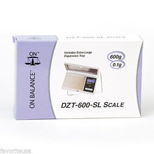 Load image into Gallery viewer, DZT-600 ON BALANCE Digital Mini Gram Scale 600g x 0.1g Jewelry Gold Silver Coin