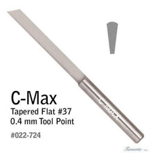 Load image into Gallery viewer, GRS Tools C-Max Carbide Tapered Flat Gravers # 38,39,40,41,42,43 44,45