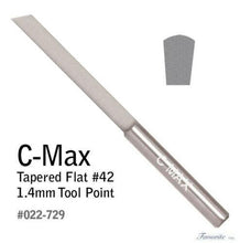 Load image into Gallery viewer, GRS Tools C-Max Carbide Tapered Flat Gravers # 38,39,40,41,42,43 44,45