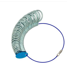 Load image into Gallery viewer, PEPETOOLS Gold Standard Ungrooved Ring Mandrel Sizer and Finger Ring Sizer Gauge