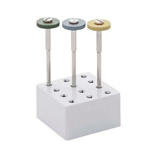 Load image into Gallery viewer, EDENTA CERAGLOSS™ Diamond 1/2" Diameter Silicone Rubber Wheels For Carbide Polish Set of 3