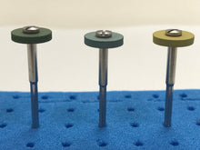 Load image into Gallery viewer, EDENTA CERAGLOSS™ Diamond 1/2" Diameter Silicone Rubber Wheels For Carbide Polish