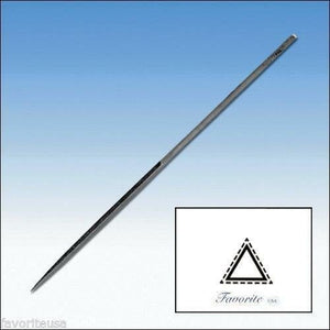 GLARDON-VALLORBE SWISS Needle File 3-Square-20cm-7-7/8" Extra Sharp Cut#4 LA2427