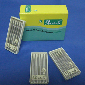BUSCH BURS INVERTED Cone Fig. 3 Box Of 6 All Sizes From .6mm To 2.3mm