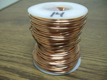 Load image into Gallery viewer, COPPER WIRE PURE Solid 14 Gauge 1 Lb Spool For Electroplating Soldering 1.63mm