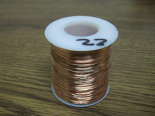 Load image into Gallery viewer, COPPER WIRE SOLID Pure Spool 22 Gauge 1 Lb Pound Electroplating Soldering 0.64mm