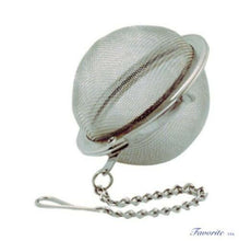 Load image into Gallery viewer, STAINLESS STEEL MESH TEA STRAINER WITH CHAIN & LOCK FOR JEWELRY STONE CLEANING