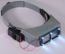Load image into Gallery viewer, QUASAR LED LIGHTING System For Donegan Optivisor Visor 6 Led Lights
