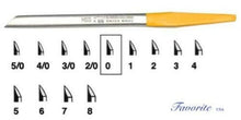 Load image into Gallery viewer, GLARDON VALLORBE HSS Swiss Onglette Engraver Graver LO0403-HSS # 5/0 4/0 3/0 2/0 0 1 2 3 4 6 8