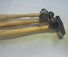 Load image into Gallery viewer, TEXTURING METAL HAMMER For Jewelry Design Metalworking- 3 Hammers 6 Patterns
