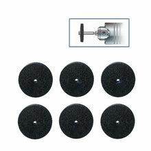 Load image into Gallery viewer, EVE GERMANY SILICONE Rubber Square Edge Polishing Wheel Black Medium Grit 6 Each