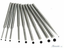 Load image into Gallery viewer, GRS® Tools 022-854 C-Max Carbide Stepped Blank Round Graver Set of 10