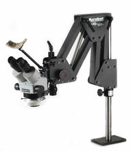 Load image into Gallery viewer, Meiji EMZ-5 MICROSCOPE w/ GRS® Tools Acrobat Stand & Optia Led Light
