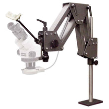 Load image into Gallery viewer, MEIJI EMZ-5 MICROSCOPE Complete Set W/ Grs Acrobat Stand 003-630 & Led Light