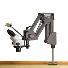 Load image into Gallery viewer, Meiji EMZ-5 MICROSCOPE w/ GRS® Tools Acrobat Stand & Optia Led Light