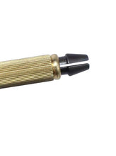 Load image into Gallery viewer, BRASS PIN VISE 12cm Long W/2 Collets Round Nut Hollow Handle