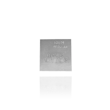 Load image into Gallery viewer, 10K WHITE GOLD SOLDER SHEET 1 DWT 1-1/2 GRAMS PLATE REPAIR JEWELRY SOLDERING
