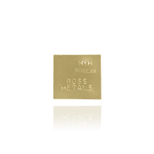 Load image into Gallery viewer, 14K YELLOW GOLD SOLDER SHEET 1 DWT 1-1/2 GRAMS PLATE REPAIR JEWELRY SOLDERING

