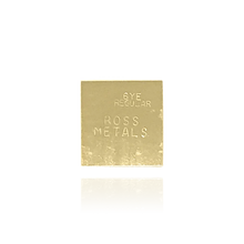 Load image into Gallery viewer, 6K YELLOW GOLD SOLDER SHEET 1 DWT 1-1/2 GRAMS PLATE REPAIR JEWELRY SOLDERING
