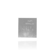 Load image into Gallery viewer, 8K WHITE GOLD SOLDER SHEET 1 DWT 1-1/2 GRAMS PLATE REPAIR JEWELRY SOLDERING
