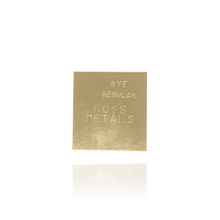 Load image into Gallery viewer, 8K YELLOW GOLD SOLDER SHEET 1 DWT 1-1/2 GRAMS PLATE REPAIR JEWELRY SOLDERING
