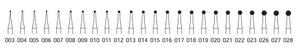 FOX BURS FIG. TC1 CARBIDE ROUND Sizes 003-021
