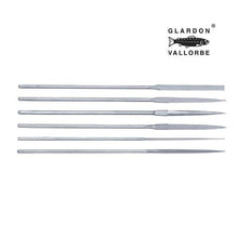 Load image into Gallery viewer, GLARDON ® VALLORBE NEEDLE Buff Files Escapement Set Of 6 LEC3062
