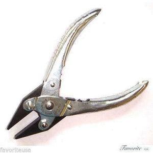 MAUN PARALLEL PLIERS FLAT SERRATED NOSE JAWS COMPOUND ACTION 140mm