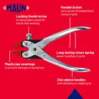 Load image into Gallery viewer, MAUN CLAMPING PARALLEL PLIER WITH PLASTIC JAW INSERTS 160 MM 4802-160
