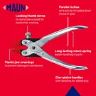 MAUN CLAMPING PARALLEL PLIER WITH PLASTIC JAW INSERTS 160 MM 4802-160