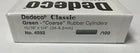 DEDECO CLASSIC GREEN RUBBER CYLINDERS 15/16" X 1/4"- 100/bx - 4592