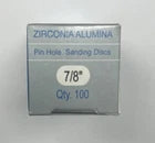 Load image into Gallery viewer, ZIRCONIA PIN HOLE SANDING DISC FOR PLATINUM 7/8" COARSE MEDIUM FINE BX/100

