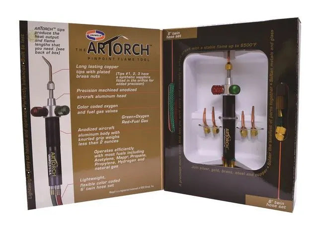 UNIWELD ARTORCH LITTLE TORCH PINPOINT FLAME for PROPANE OXYGEN ART TORCH