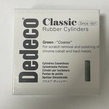 Load image into Gallery viewer, DEDECO CLASSIC GREEN RUBBER CYLINDERS 15/16&quot; X 1/4&quot;- 100/bx - 4592
