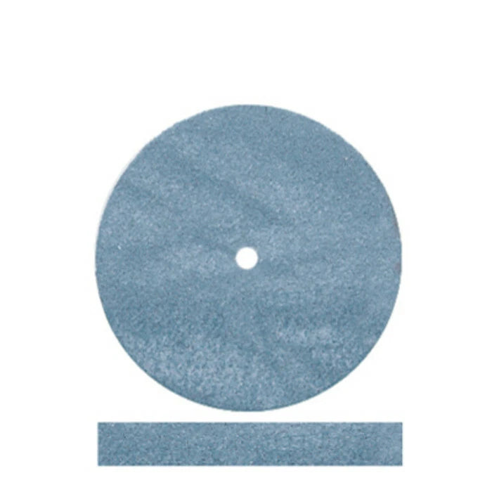 DEDECO RUBBER POLISHING WHEELS BLUE SQUARE EDGE HI-GLAZE 5004 7/8