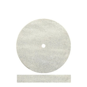 DEDECO RUBBER POLISHING WHEELS WHITE FLEXIES SQUARE EDGE ULTRA FINE 5009 7/8x1/8 25PCS