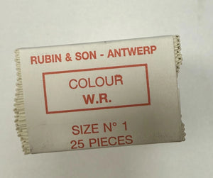 RUBIN & SON WR I-M COLORS 8CM X 4.5CM PARCEL PAPER-PKG/25