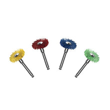 Load image into Gallery viewer, DEDECO SUNBURST 5/8&quot; RADIAL DISCS -YELLOW, RED &amp; BLUE- 5PCS EA ASSORTMENT
