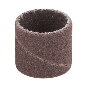 ABRASIVE EMERY SANDING ARBOR BANDS 3/8" X 1/2"- COARSE 80 GRIT- 100 PIECES