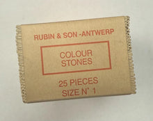 Load image into Gallery viewer, RUBIN &amp; SON COLORED STONES 8CM X 4.5CM PARCEL PAPER-PKG/25
